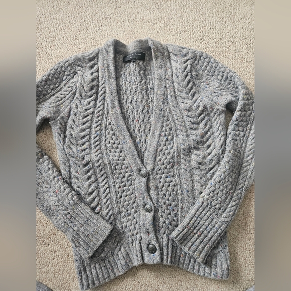 rag & bone Sweaters - Rag & Bone Merino Wool Chunky Cable Knit Cardigan Size Small